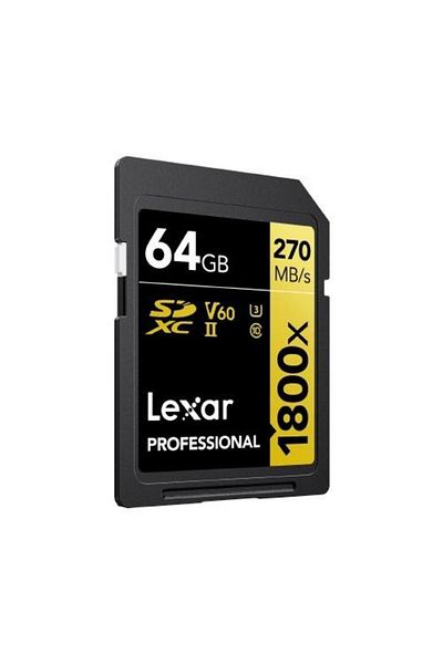 Lexar Card de memorie Lexar Professional 1800x, 64GB, SDXC, UHS-II U3