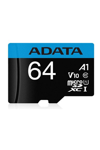 Adata ADATA Premier memory card, MicroSDXC, 64GB, UHS-I, Class 10 + microSD adapter
