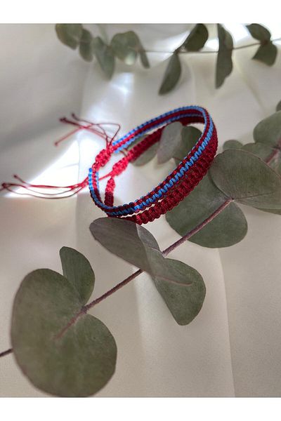 sabiha aksesuar Fan Rope Bracelet 2 Piece Combination