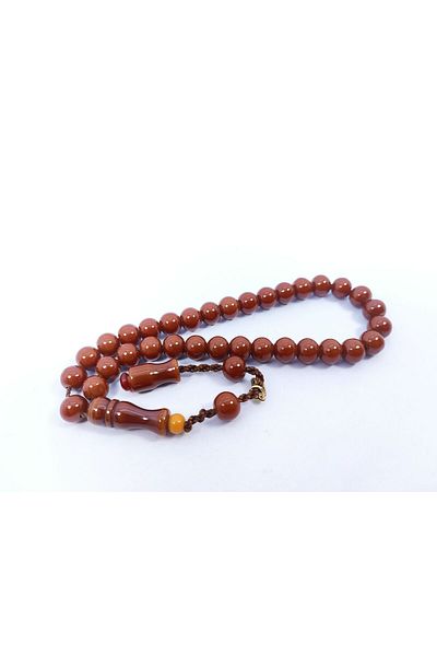 İskeçe Exclusive Muhammed Dabbas Masterpiece Modern Ottoman Wrist Length Tightening Amber Certified 8040