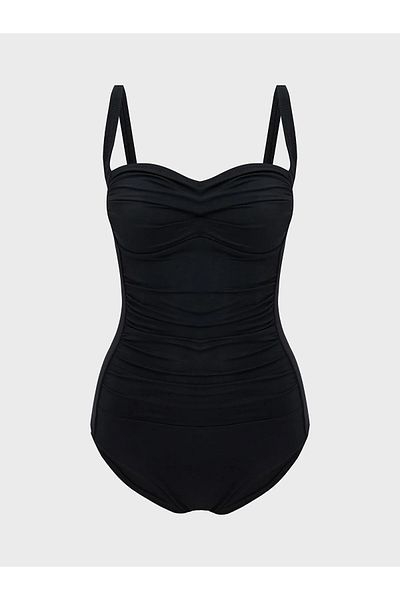 LC Waikiki Costum de baie pentru femei cu tampoane cusute și detaliu cu șnur