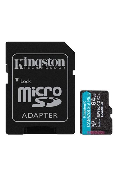 Kingston Card de memorie KINGSTON SDCG4/64GB, microSDXC + Adaptor SD