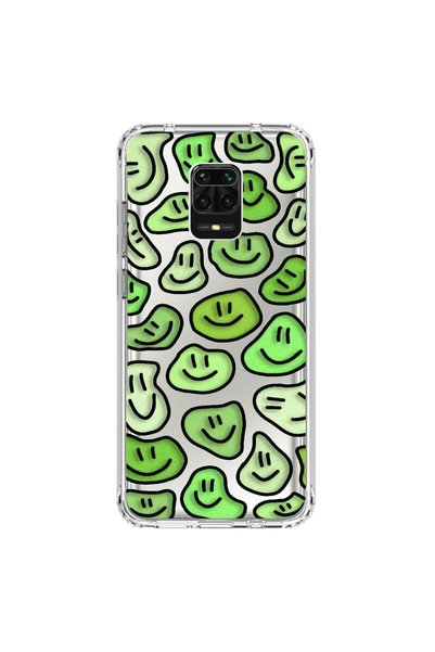Dali Design Xiaomi Redmi Note 9 Pro Compatible Transparent Case with Wallpape...