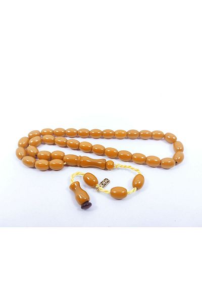 İskeçe Exclusive Muhammed Dabbas Masterpiece Modern Ottoman Wrist Length Tightening Amber Certified 8041