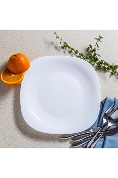 Houzi 6 Piece Dinner plate Opal ware Dishwasher Microwave safe 27cm