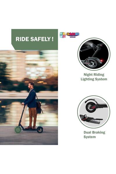 ALBADER Electric Scooter V20 Pro, Electric Kick Scooter 250/350W Brushless Motor, 36V, 70 KM/H Speed