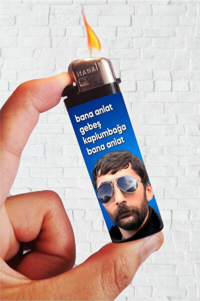 Genel Markalar Çakmak Bana Anlat Gebeş Kaplumbağa Tasarımlı Full Kaplamalı Ga...