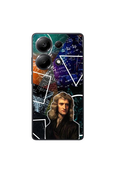 Dali Design حافظة شفافة متوافقة مع هاتف Xiaomi Redmi Note 13 Pro بتصميم إسحاق...