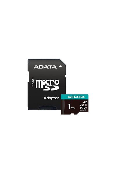 Adata Card de Memorie MICROSDXC ADATA AUSDX1TUI3V30SA2-RA1, 1TB, Class 10, U3, V30, A2 + Adaptor SD