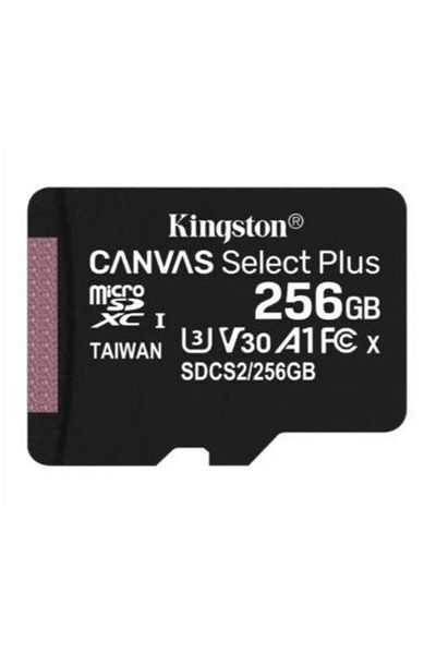 Kingston Card de memorie MicroSD Kingston Canvas Select Plus, 256GB, UHS-I, Class 10 + Adaptor SD