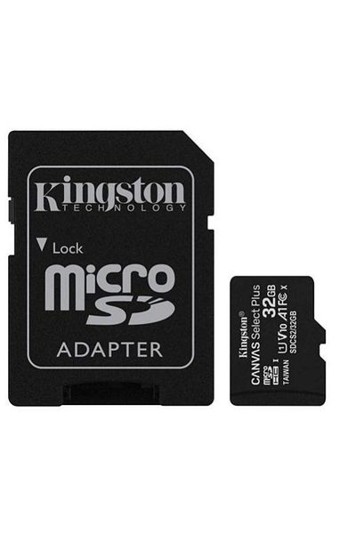 Kingston Card de memorie MicroSD Kingston Canvas Select Plus, 32GB, UHS-I, Class 10 + Adaptor SD