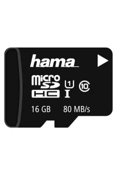 Hama Hama 124138 memory card, microSDHC, 16GB, Class 10 + SD adapter