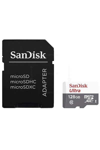 SanDisk Card de Memorie SanDisk MicroSDXC, 128GB, Adaptor SD, Class 10