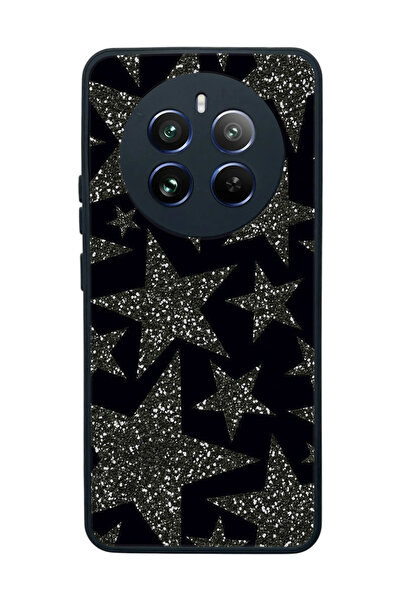 realme 12 Uyumlu Mat Siyah Kılıf – Yumuşak Silikon, Koruyucu, Şok Emici Kapak