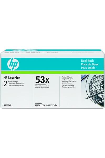 HP HP Q7553XD Τόνερ (Μαύρο - Διπλή Συσκευασία)