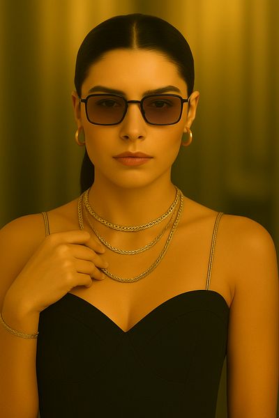Merand Small Square Black Frame Black Glass Minimal Sunglasses High Quality Ce Certificate