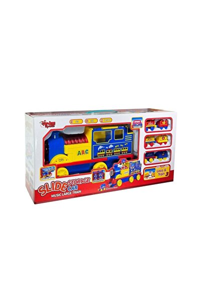 NEWBRENDHOME ألعاب تعليمية تفاعلية LFI-9522 قطار تفاعلي مع أضواء وموسيقى للأو...