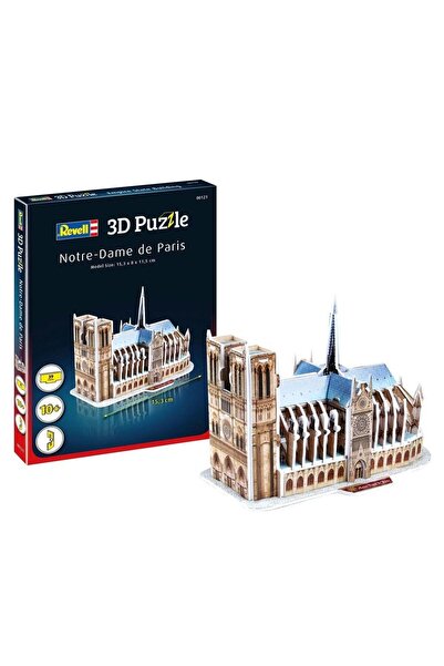 NEWBRENDHOME Tutorial Educational Toys 00121 Revell 3D Puzzle Notre Dame Cathedral 39 Pieces Girl Boy Children Vote