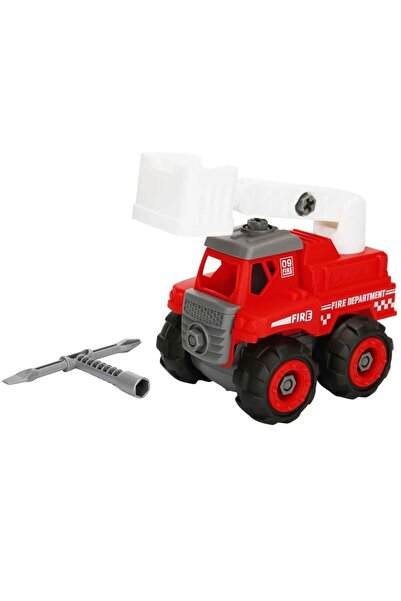 ÇEŞİT SEPETİM Boy's Toy S00002667 Take Apart City Vehicles -Sun Girls' Educational Toys