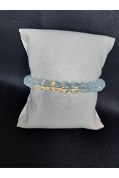 MRYart سوار حجر القمر الطبيعي – مظهر أوبال – للجنسين – التوازن العاطفي والأناقة