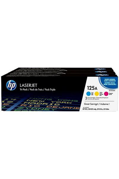 HP HP Color 125A 3-pack toners (Cyan + Magenta + Yellow)