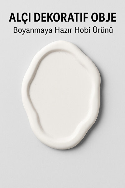 Genel Markalar 10’lu Alçı Dekoratif Obje Seti – Boyanmaya Hazır Hobi Ürünü