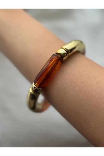 MODA Model Bone Colorless Elastic Bracelet