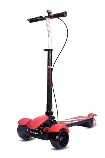 Generic 3-Wheel Kick Scooter Fun and Safe Ride for Toddlers Red