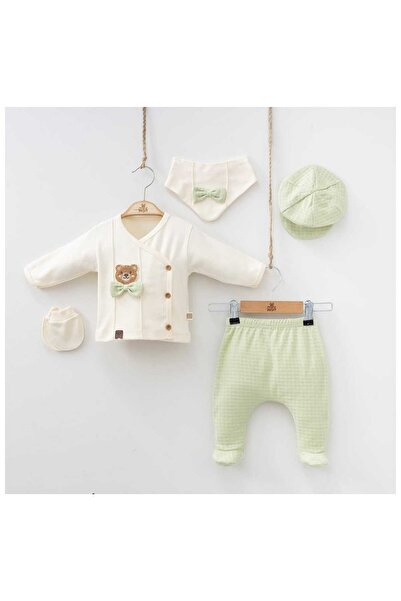 MİNİZEYN TEKSTİL مجموعة ملابس داخلية للأطفال حديثي الولادة مكونة من 5 قطع مع ...