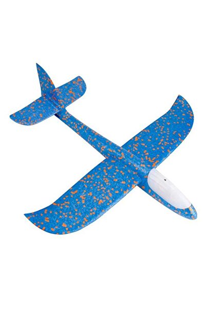 huitich Hand Throwing Foam Airplane With Head LED Lights Toy