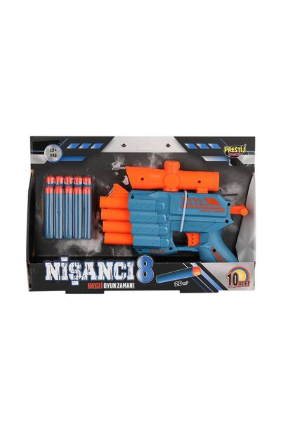 OMZ لعبة بنات FAB 5757 مسدس رمي السهام بأربع فتحات - لعبة بريستيج للأولاد لعبة تعليمية