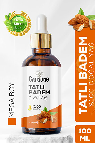 Gardone Tatlı Badem Yağı Soğuk Sıkım %100 Saf ve Doğal Sweet Almond 100ml