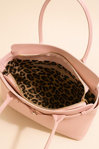 Timeless Kadın El ve Omuz Çantası – Pudra Pembe