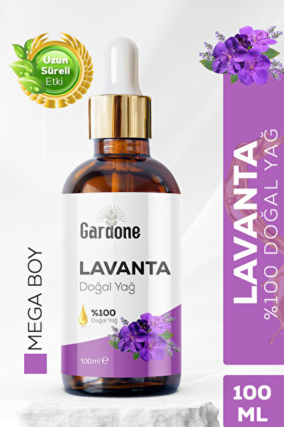 Gardone Lavanta Yağı Soğuk Sıkım %100 Saf ve Doğal Lavender 100ml