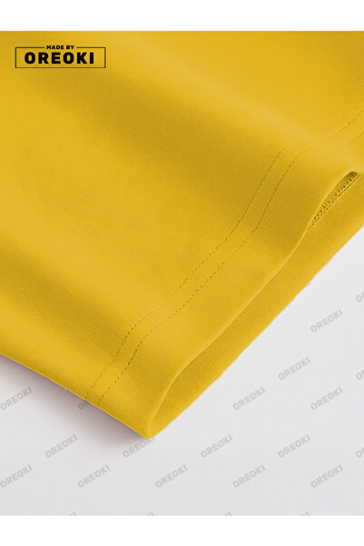 EFFRENATU Women's Power Printed Cotton Yellow T-Shirt-Black Shorts Set