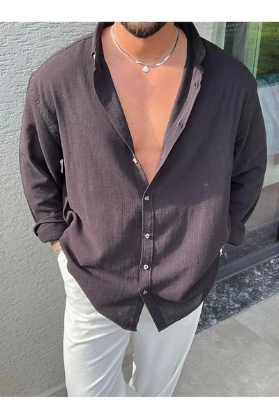 LC Waikiki Lc W 100% Linen Premium Men's Shirt