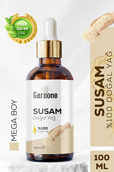 Gardone زيت السمسم المعصور على البارد 100% سمسم نقي وطبيعي 100 مل