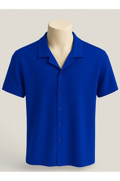 LC Waikiki Lc W 100% Cotton Premium Quality Short Sleeve Summer Button Men's Shirt