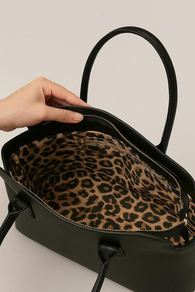 Timeless Kadın Klasik El ve Omuz Çantası – Siyah Renk