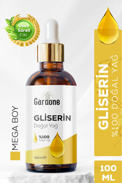 Gardone Gliserin Yağı Soğuk Sıkım %100 Saf ve Doğal Glycerin 100ml