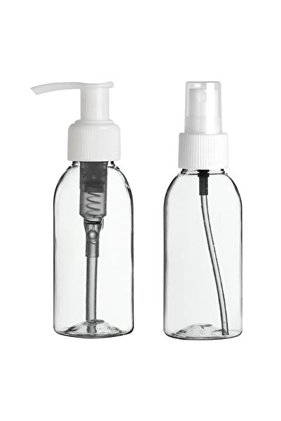 Genel Markalar Dezenfektan/Seyahat Saklama Şişesi 2x100 Ml TR Kapaklı