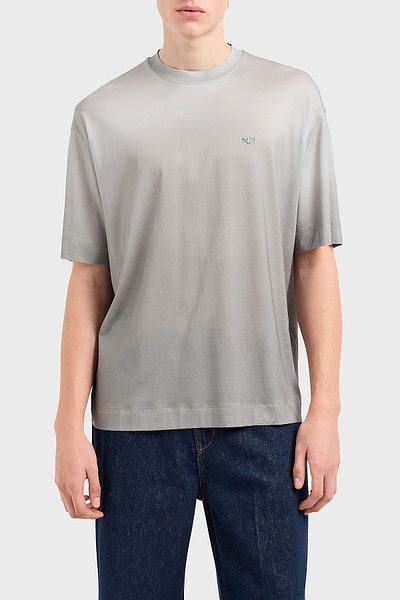 Emporio Armani Oversize Fit Crew Neck Logo t Shirt Men t Shirt Em001116 Af10017 F8104