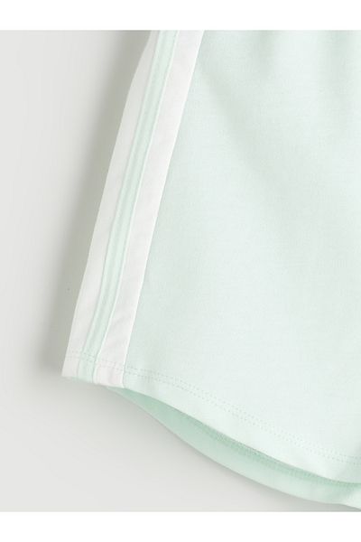 LC Waikiki Nyc Printed Girls Shorts with Elastic Waist