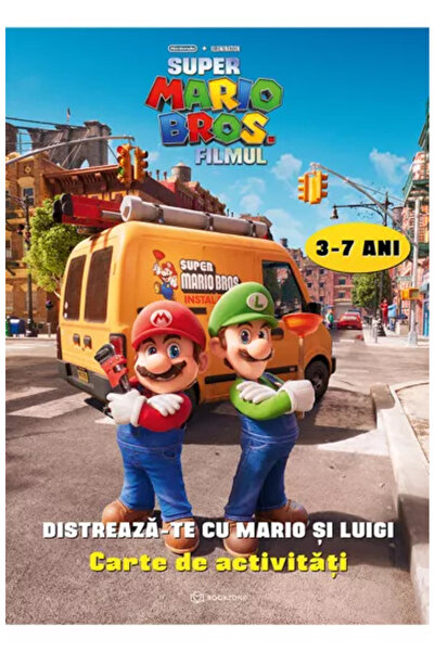 Bookzone Distreaza-te cu Mario si Luigi - Carte de activitati