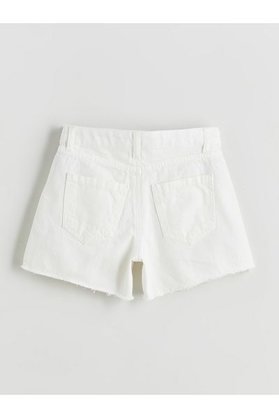 LC Waikiki Floral Girl's Jean Shorts