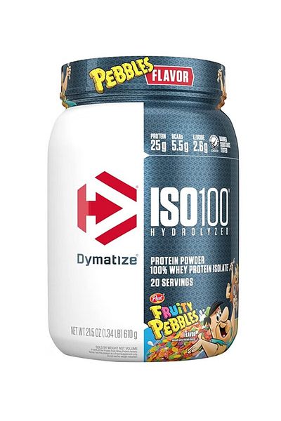 Dymatize ISO 100 Protein Food Supplement 20 Servings - Fruit Pebbles 610g