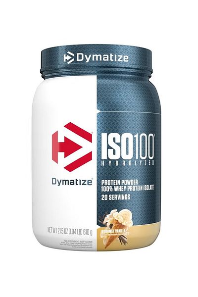 Dymatize ISO 100 Protein Supplement - 20 Servings - Gourmet Vanilla - 1.34 lbs. 610 g