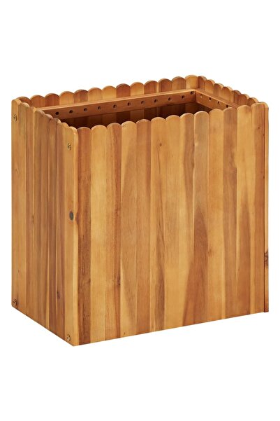 vidaxl سرير حديقة مرتفع 50 × 30 × 50 سم من خشب الأكاسيا الصلب