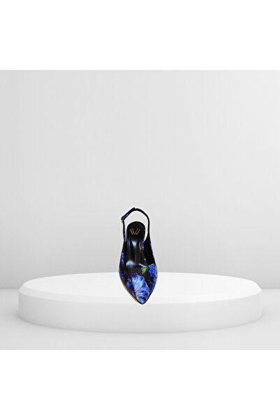 Who What Wear Kadın Özel üretim Şık Gece Deri Üstü Saten Kaplama Stiletto Topuklu Ayakkabı 25NW001