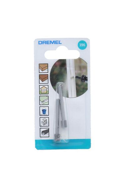 Generic قاطعة نقش DREMEL من الفولاذ المقاوم للصدأ عالي السرعة مكونة من قطعتين باللون الرمادي JE2 615 019 6JA